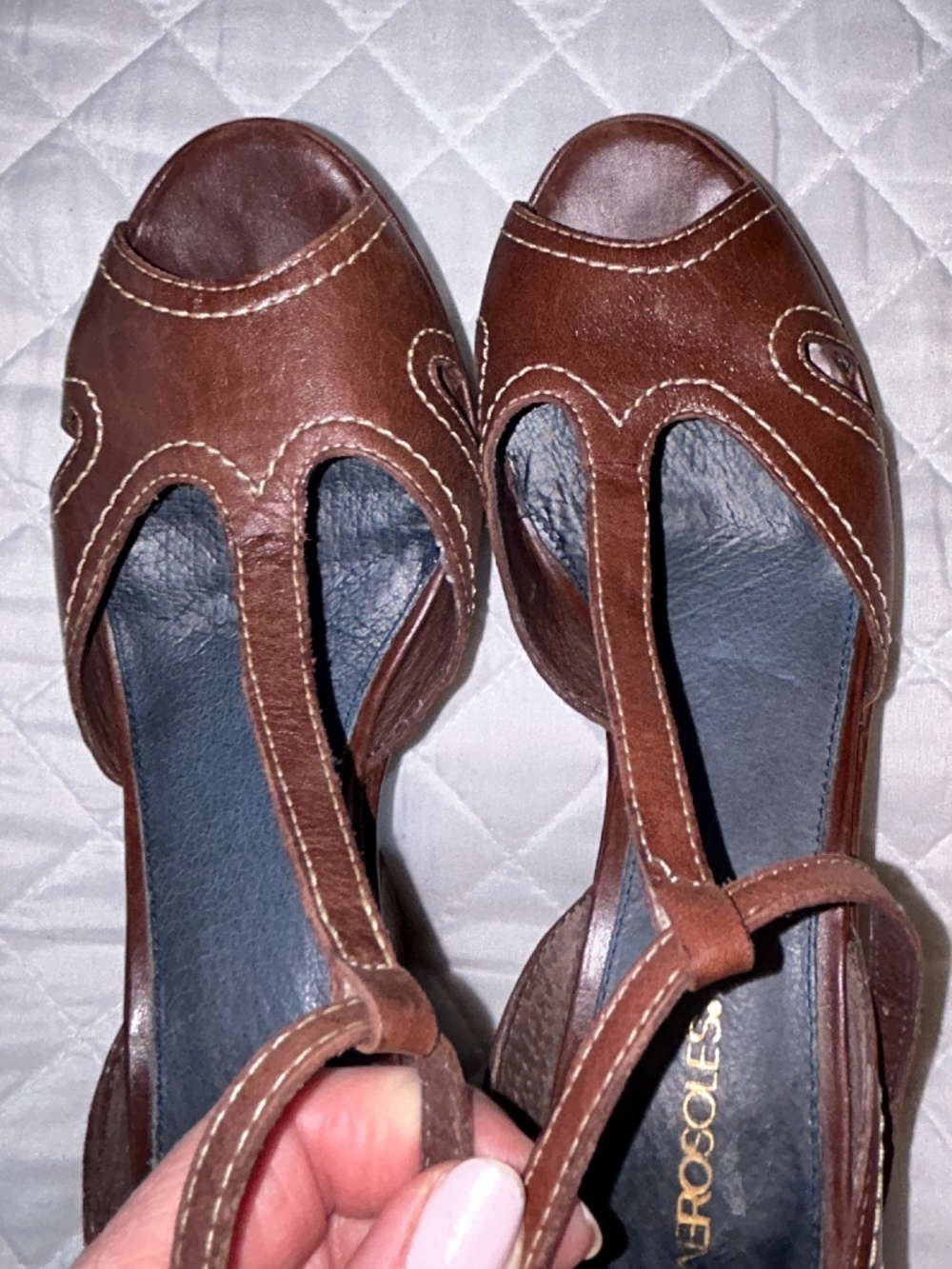 Aerosoles platform sandals 7.5 - Picture 5 of 14